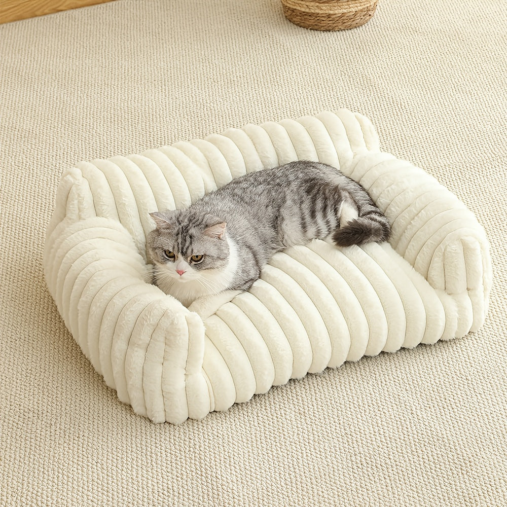 Katzenbett Sofa – Weiches & Atmungsaktives Haustierbett | Miaora™